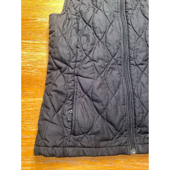 Eddie Bauer Womens Quilted Sleeveless Vest With Zipper Closure & Stand Collar - Picture 2 of 6